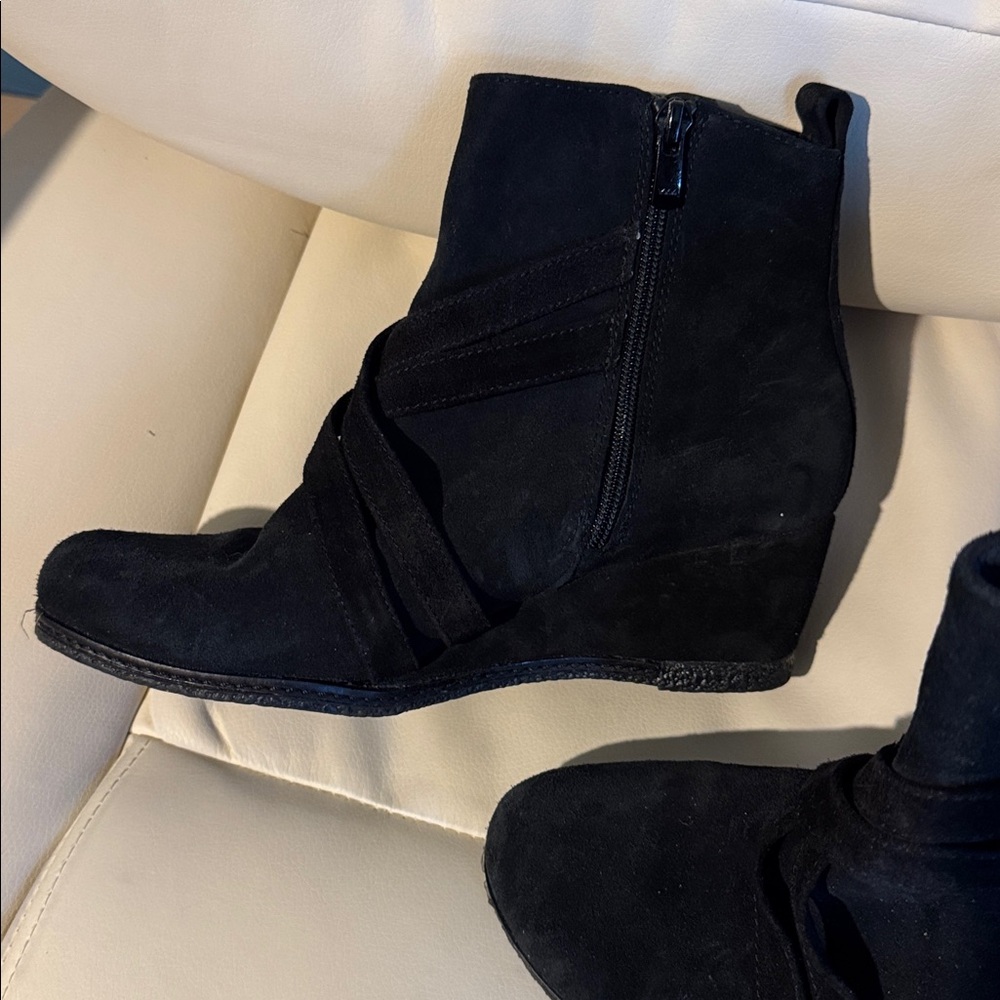 Eric Michael Black Ankle Boots SZ 38 - Picture 2 of 8